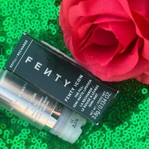 Fenty Beauty Icon Lipstick Refill in Sleek Black